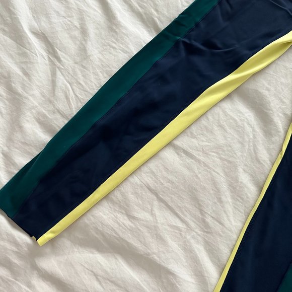 SWEATY BETTY Power Color Blocked High Waist 7/8 Leggings - Picture 2 of 7